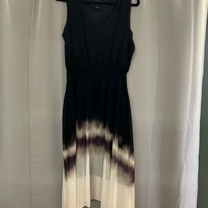 Simply Vera Vera Wang Black and White High Low Dress